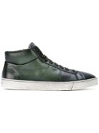 Santoni Mid-top Sneakers - Green