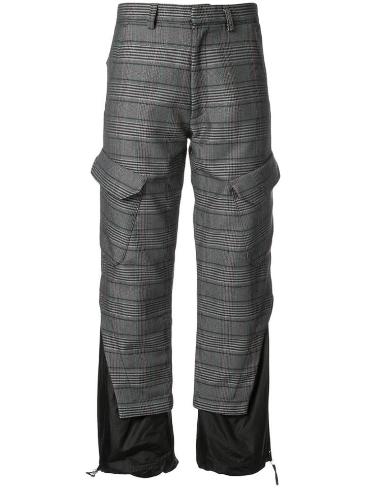 Delada Trousers Withleg Detail - Grey