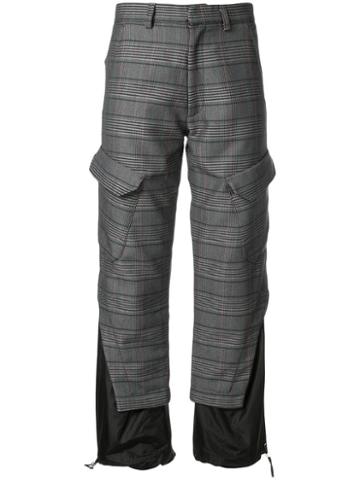 Delada Trousers Withleg Detail - Grey