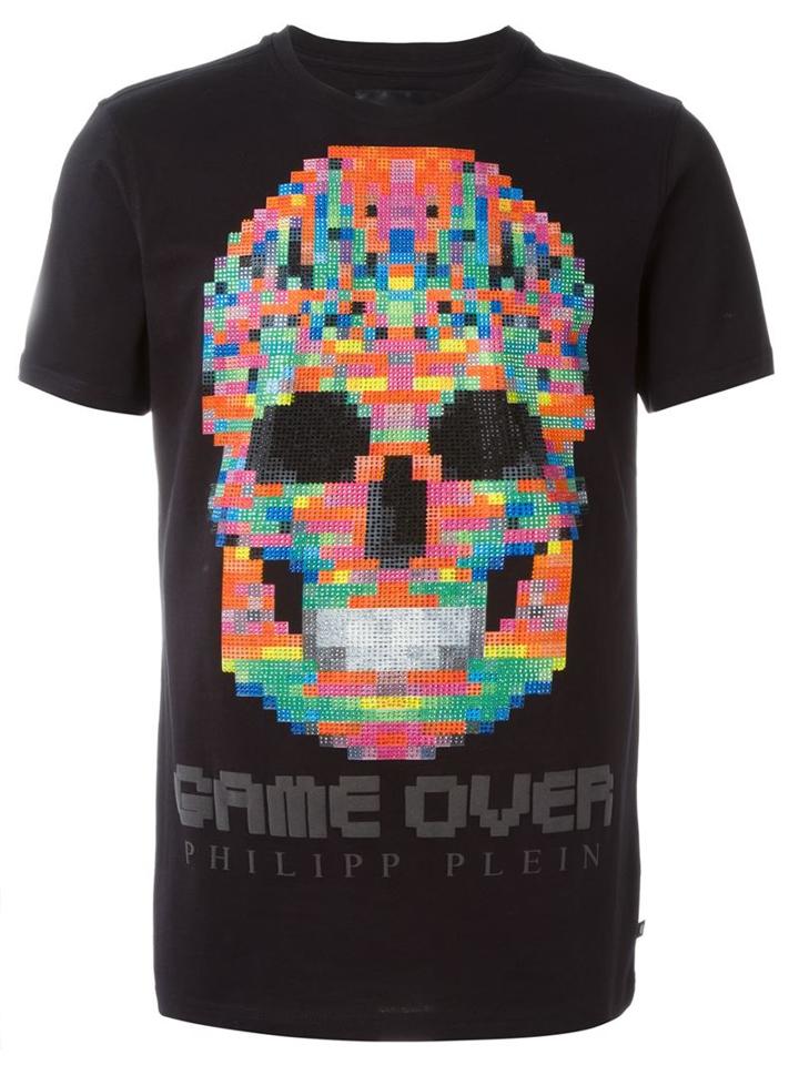 Philipp Plein Unseen T-shirt, Men's, Size: M, Black, Cotton
