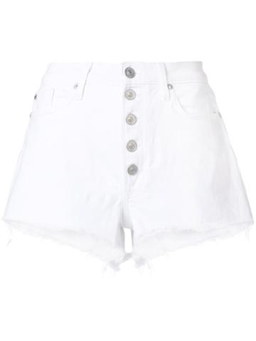 Hudson Frayed Hudson Denim Shorts - White