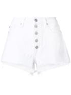 Hudson Frayed Hudson Denim Shorts - White