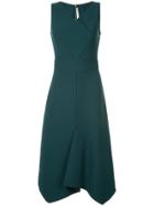 Dion Lee Loop Lapel Dress - Green