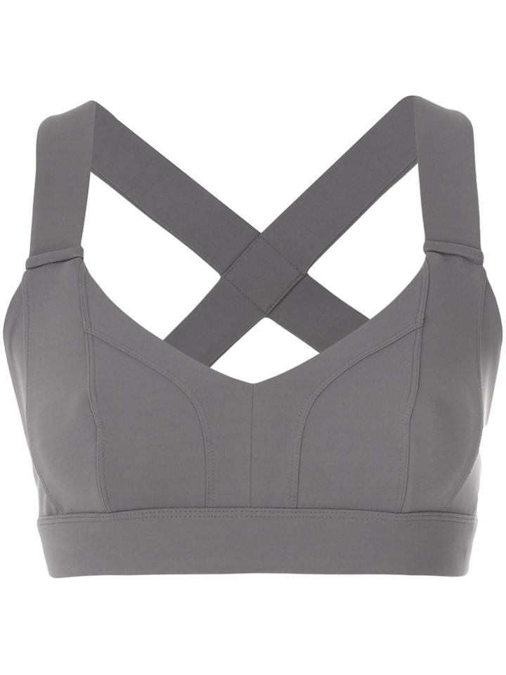 No Ka' Oi Cropped Sport Top - Grey