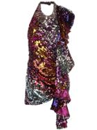 Halpern Sequin Dress - Multicolour