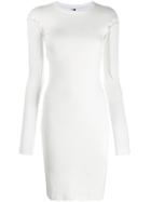 Unravel Project Lace-up Trim Dress - White