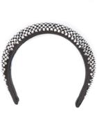 Prada Rhinestone Embellished Hairband - Black