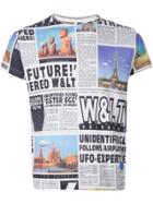 Walter Van Beirendonck Vintage Newspaper Print T-shirt - Multicolour