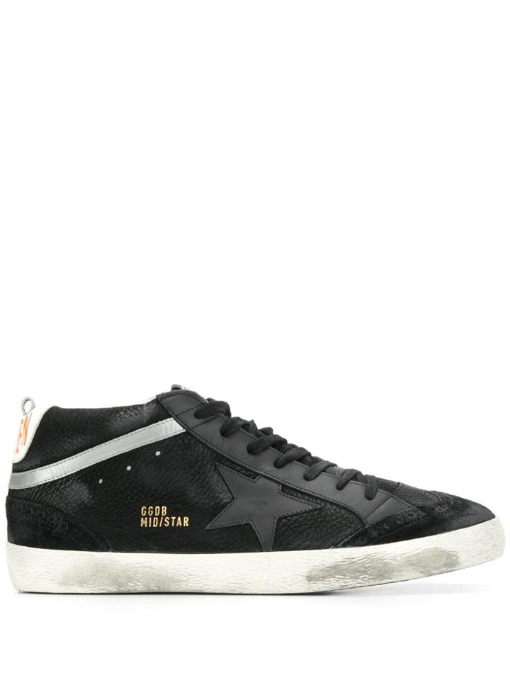 Golden Goose Mid/star Sneakers - Black