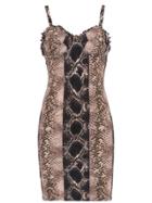 Amir Slama Printed Shift Dress - Black