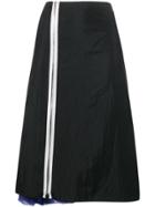Maison Margiela Zipped Midi Skirt - Black