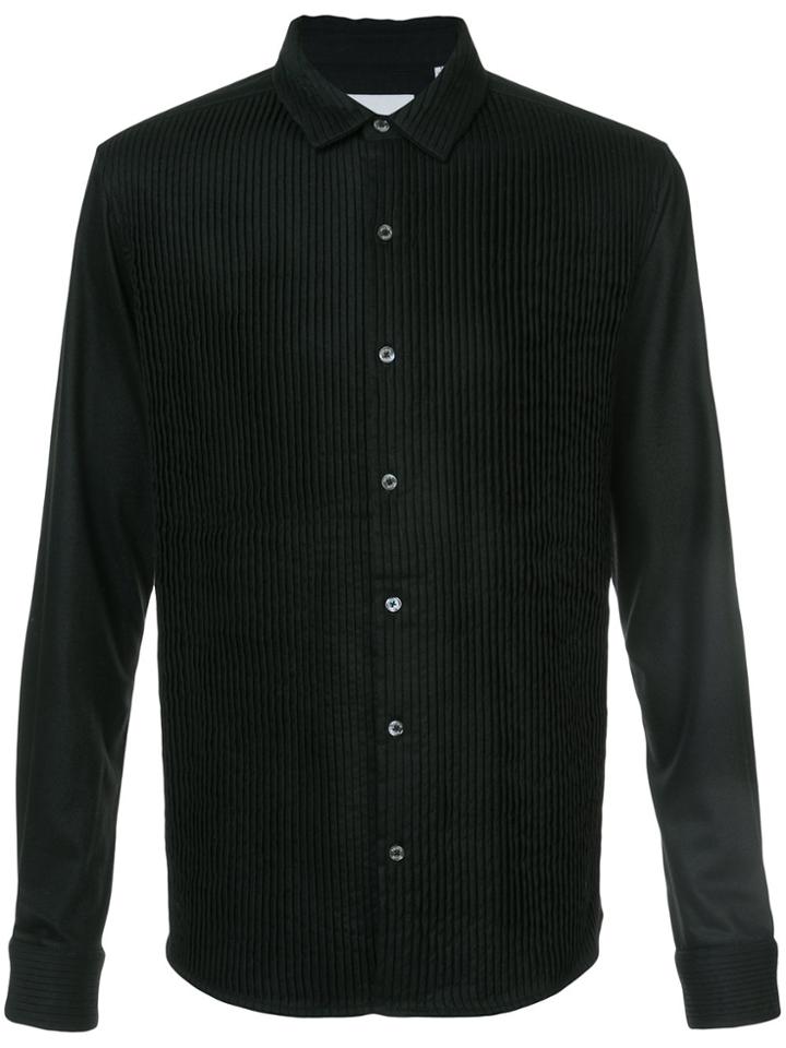 Private Stock Accordion Pleat Shirt - Black