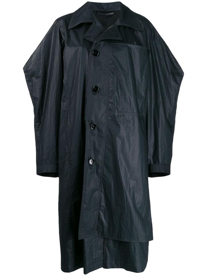 Lemaire Oversized Trench Coat - Blue