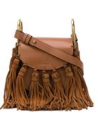 Chloé Hudson Crossbody Bag, Women's, Brown, Calf Leather/lamb Skin/suede