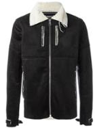 Numero00 Faux Shearling Jacket, Men's, Size: Xl, Black, Polyester/spandex/elastane/acrylic
