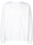 Gcds Plain Jersey Sweater - White