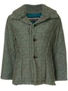 Junya Watanabe Comme Des Garçons Pre-owned Tweed Padded Jacket - Grey