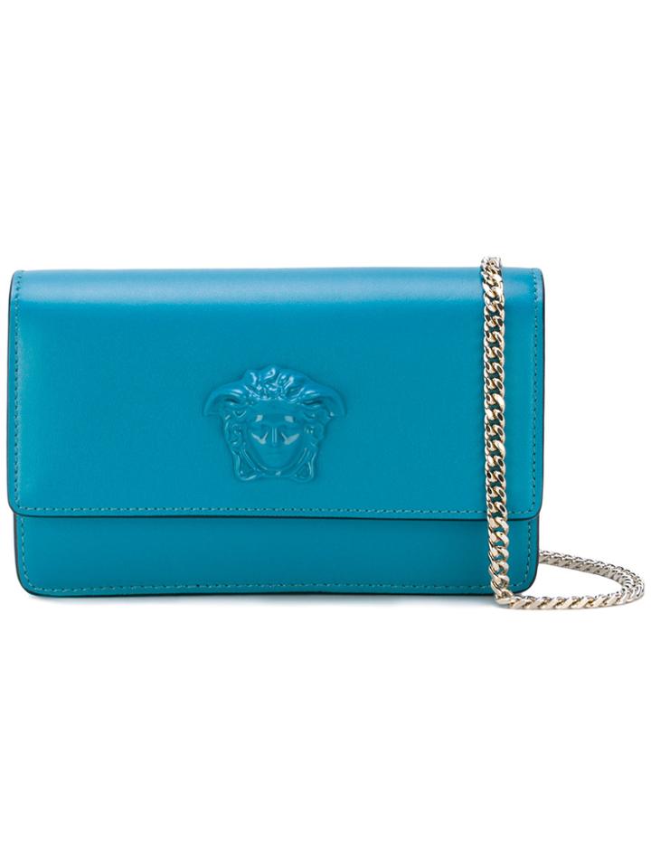 Versace Palazzo Medusa Shoulder Bag - Blue