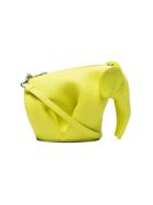 Loewe Yellow Elephant Mini Leather Bag - Yellow & Orange
