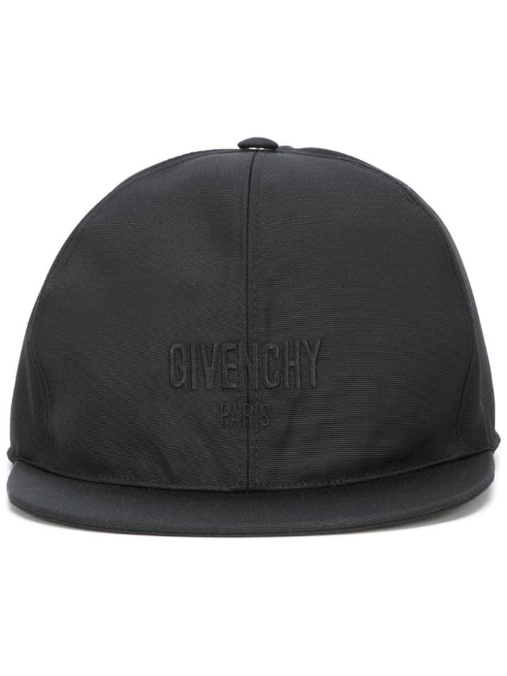 Givenchy Logo Embroidered Hat - Black