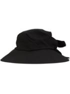 Y's Tie Knot Hat, Women's, Black, Wool