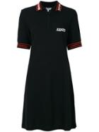 Kenzo Logo Zip Dress - Black