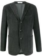 Boglioli Corduroy Single Breasted Blazer - Black