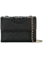 Tory Burch Embossed Logo Shoulder Bag, Women's, Black