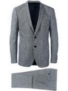Tonello Two Piece Suit, Men's, Size: 46, Black, Cotton/polyester/spandex/elastane/virgin Wool
