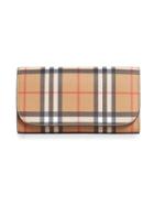Burberry Vintage Check Continental Wallet And Pouch - Neutrals