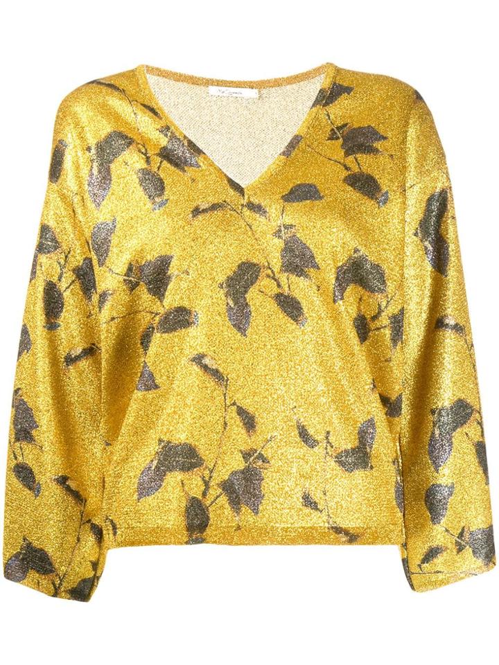 Mes Demoiselles Garfield Glitter Jumper - Gold