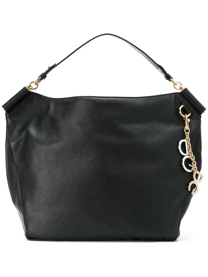 Dolce & Gabbana Sicily Hobo Shoulder Bag - Black