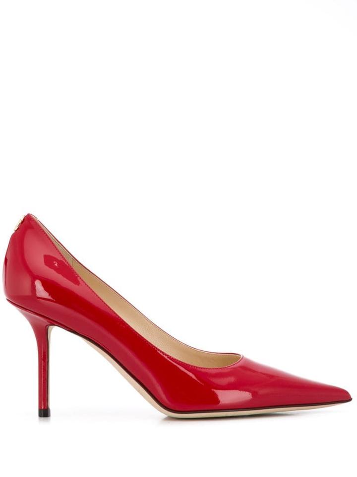 Jimmy Choo Love Glossy Pumps - Red
