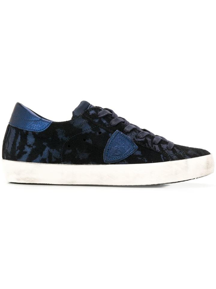 Philippe Model Paris Lace-up Sneakers - Blue