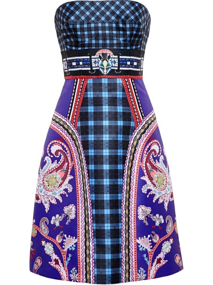 Mary Katrantzou 'kelly' Bustier Dress