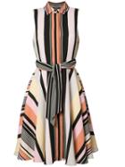 Badgley Mischka Striped Shirt Dress, Women's, Size: 8, Polyester