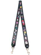 Anya Hindmarch Sticker Shoulder Strap - Black