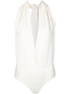 Dsquared2 Plunge Bodysuit - White