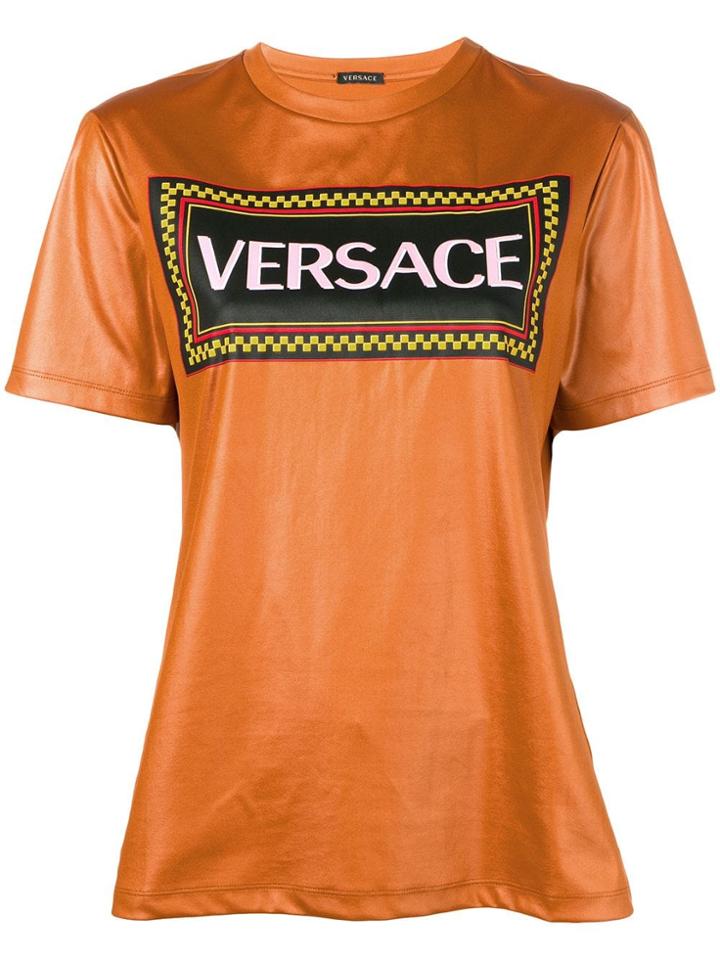 Versace Vintage Logo T-shirt - Brown