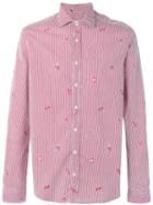Etro Striped Shirt, Men's, Size: Xl, Red, Cotton