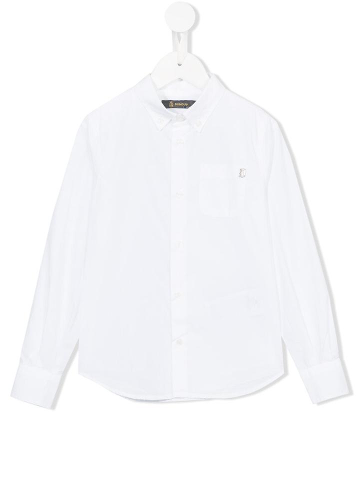 Dondup Kids Classic Shirt, Boy's, Size: 12 Yrs, White