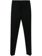 Juun.j Zipper Detail Tailored Trousers, Men's, Size: 44, Black, Polyester/wool