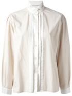 Guy Laroche Vintage Stand-up Collar Shirt