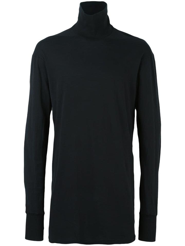 11 By Boris Bidjan Saberi Roll Neck Sweater - Black