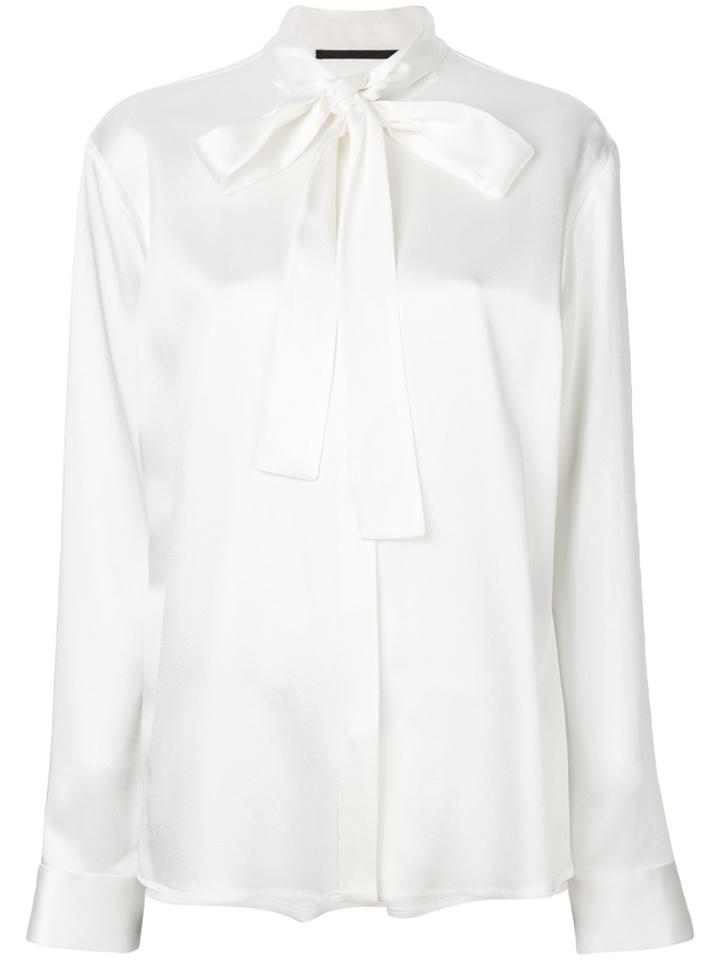 Haider Ackermann Neck Tie Detail Shirt - White