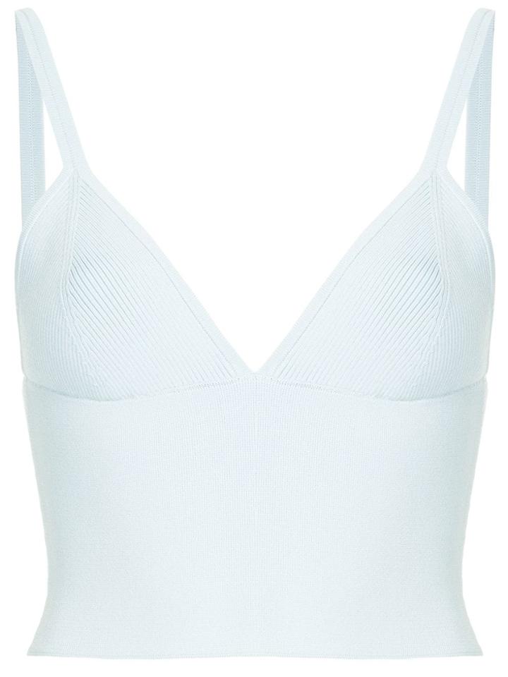 Dion Lee Bralette Cropped Top - Blue