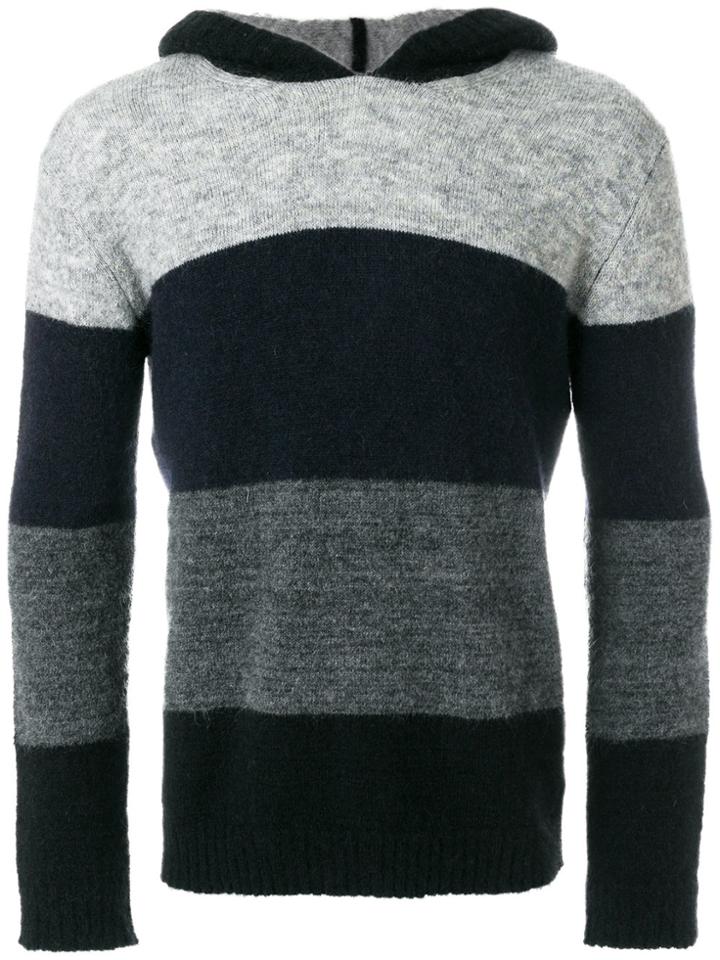 Roberto Collina Colour Block Jumper - Black