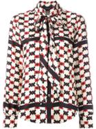 Marc Jacobs Pixel Check Shirt, Women's, Size: 4, Silk