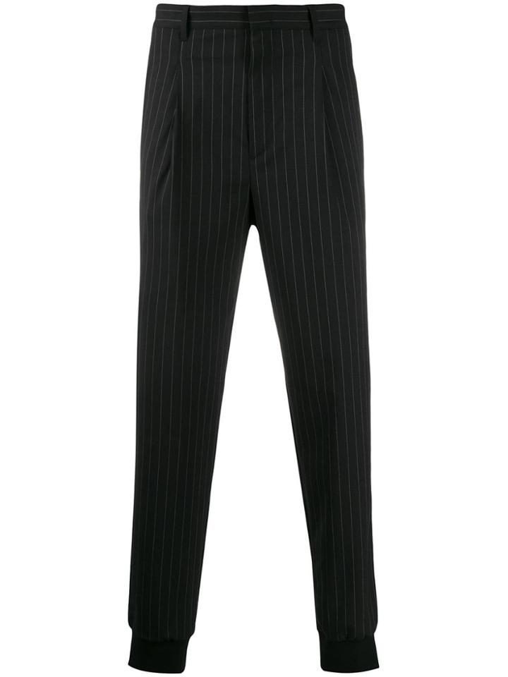 Paul Smith Tapered Tailored Trousers - Black