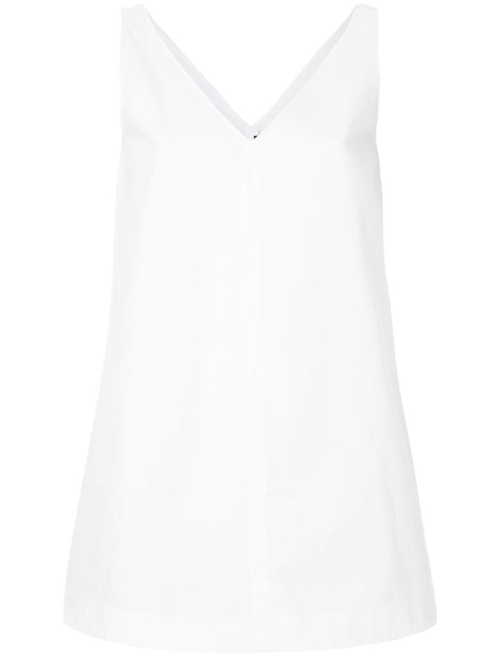 Joseph V-neck Top - White